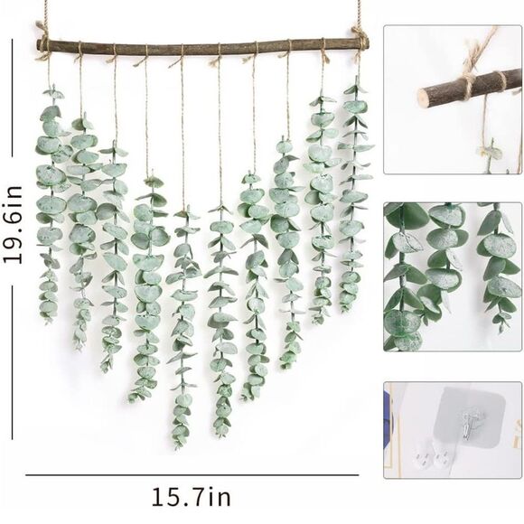 Hanging Eucalyptus Wall Decor - Picture 4 of 6